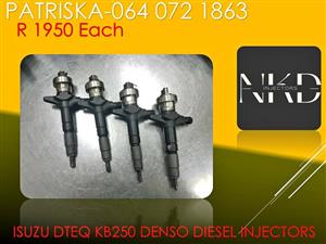 AFFORDABLE DIESEL INJECTORS FOR ISUZU DTEQ KB250 FOR SALE