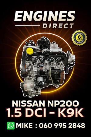 NP200 Nissan 1.5 DCI Import K9K Engine