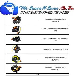 Toyota Spiral Clock Springs