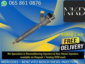 VITO COMON RAIL INJECTORS FOR SALE 