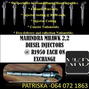 MAHINDRA MHAWK 2,2 INJECTORS FOR SALE