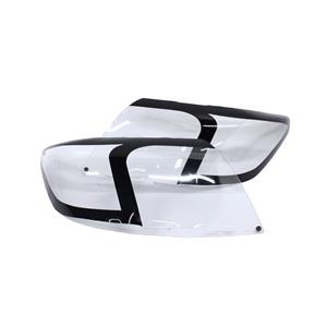 Clear Headlight Guards with Black Trim for Nissan Hardbody 2002