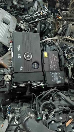 MERCEDES BENZ 271 COMPLETE ENGINE FOR SALE