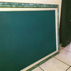 1050mm by 750mm chalk board in nice frame. Beautiful for restaurants