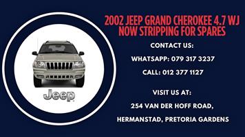 Now Stripping For Spares - 2002 Jeep Grand Cherokee 4.7 WJ Auto/Petrol