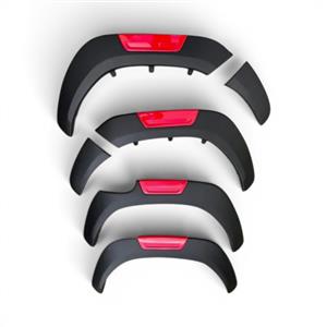GripForge Fender Flare Wheel Arches with Reflector for Toyota Hilux