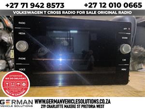 Volkswagen T cross radio for sale original radio