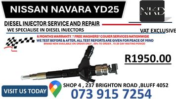 Nissan Navara yd25 Diesel Injectors 