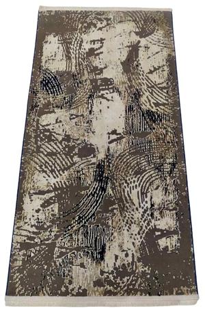 Abstract Earth-Tone Modern Runner Rug (80cm x 150cm) – ISTANBUL RUGS