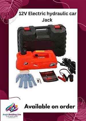 12V electric Hydraulic car jacks for sale available on order only contact for price