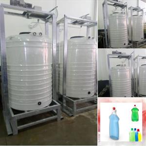 Start your own detergent business today!   2000L industrial mixing machine with 