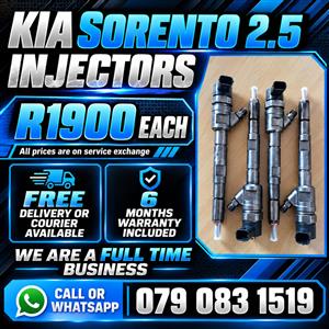 KIA SORENTO 2.5 INJECTORS FOR SALE 