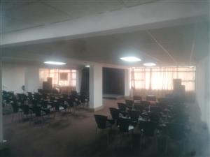 Hall Space for rent occasion and the church services 