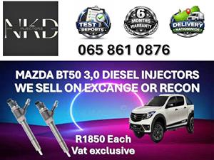 MAZDA BT50 DIESEL INJECTORS - FOR SALE ON EXCHANGE OR RECON OR NEW VENTERSBURG