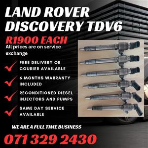 LAND ROVER DISCOVERY TDV6 INJECTORS FOR SALE WITH WARRANTY 