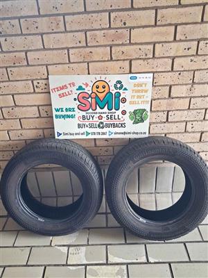 CONTINENTAL 205/65 R16C TYRES (PAIR)