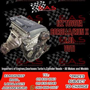 1ZZ TOYOTA COROLLA /RUN X 1.8L VVTI 