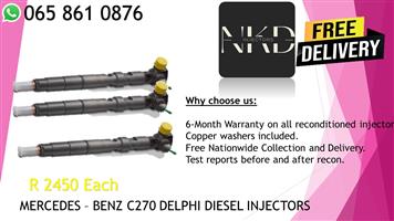 Mercedes C270 injectors for sale.