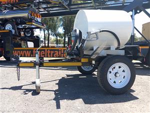 500L Stainless Steel mobile tank trailer 