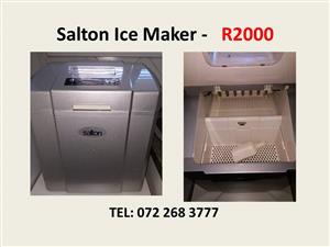 salton ice maker cleaning