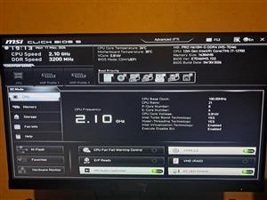 MSI Pro 12th Gen I7 Upgrade Combo