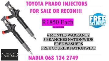 RECONDITIONED DIESEL INJECTORS FOR TOYOTA PRADO