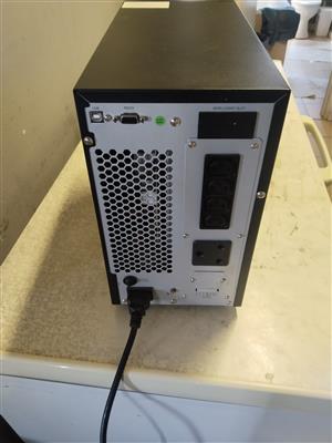 I'm selling my 3kva Mercer ups I no longer need it because I installed a bigger 
