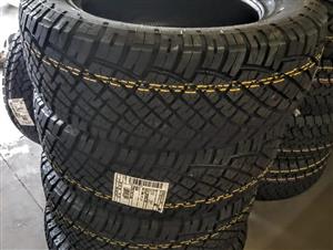 255/60/18 General Grabber A T 4X New tyres for bakkie or SUV 