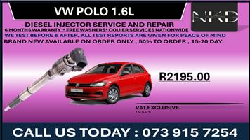 VW Polo 1.6L Diesel Injectors 
