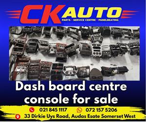 Dash board centre console for sale for most vehicle make and models. 