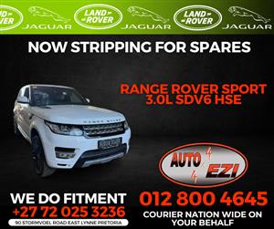 RANGE ROVER SPORT 3.0L SDV6 HSE NOW STRIPPING FOR SPARES | AUTO EZI