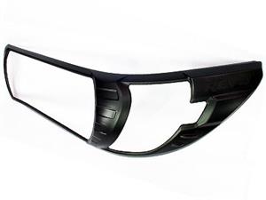 Toyota Hilux Revo 2016+ Matt Black Headlight Trims