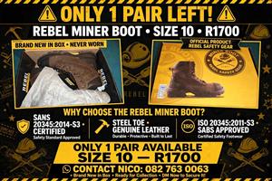 Rebel safety's size 10