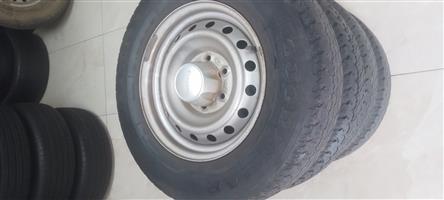 16inch issues rims with 205 R16 Goodyear wrangler AT/s tyres