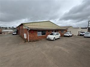 320sqm factory with 2 offices to rent immediately at R15238.00 per month plus Vat.