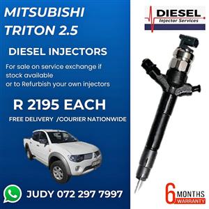 Mitsubishi Triton 2.5 Diesel Injectors for sale 