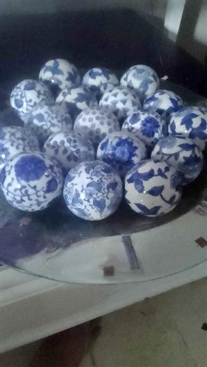 BEAUTIFUL  Blue and White  porcelain decorative ornaments - CRESTA RANDBURG 