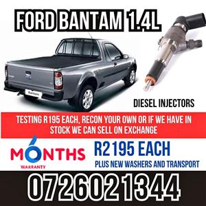Ford Bantam 1.4L diesel injectors for sale