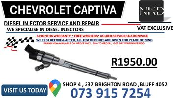 Chevrolet Captiva Bosch Diesel Injectors 