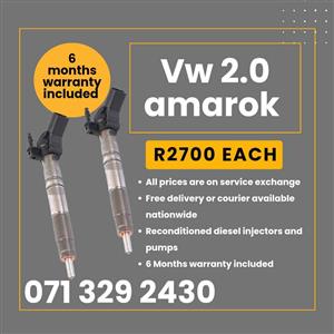 VW AMAROK 2.0 INJECTORS FOR SALE WITH WARRANTY