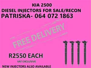DIESEL INJECTORS ON RECON FOR KIA 2500 FOR SALE 