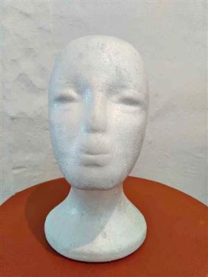 White Polystyrene Display Head