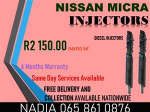 DIESEL INJECTORS FOR SALE FOR NISSAN MICRA 1.5
