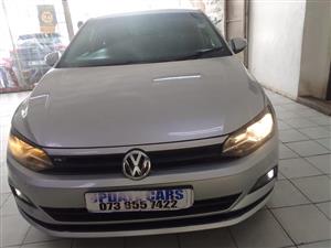 2021 VW POLO8 TSI 1.0T Trendline manual Silver color petrol  43000km