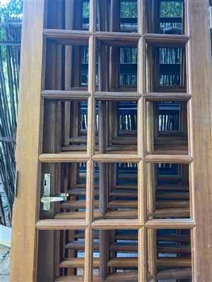 21 Pane Meranti Security door