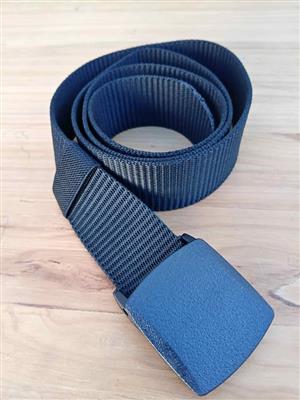 Classic Black Tactical Nylon Webbing Belt – Metal Free
