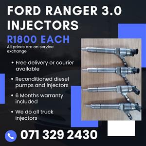 FORD RANGER 3.0 INJECTORS FOR SALE WITH WARRANTY INCLUDED 