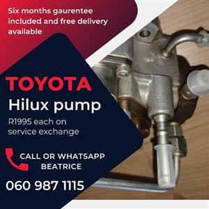 Toyota pump 2.5 for sale 