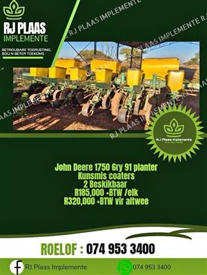 John deere 1750 6ry 91 planter