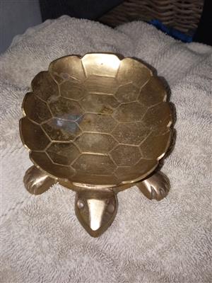 Brass vintage turtle